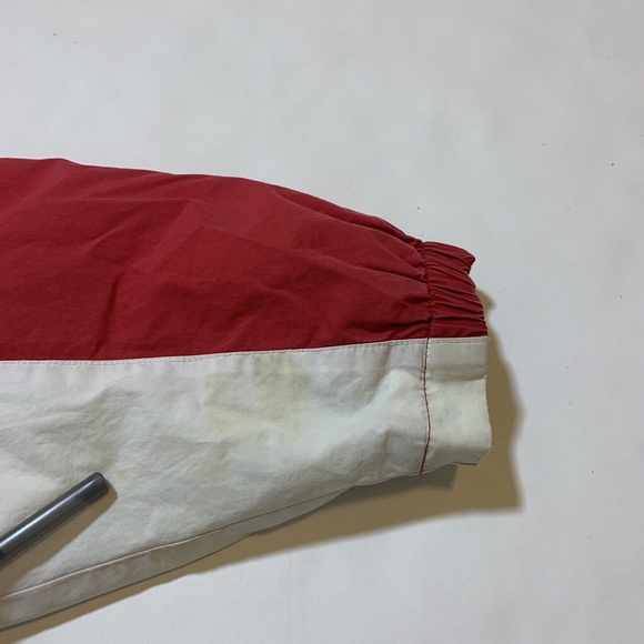 Vintage 90s Sutter & Grant Red White Blue Hoodie Windbreaker Jacket Size S/M - Picture 8 of 11